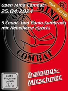 Training-5-Count--und-Punio-Sumbrada-mit-Hebelkette-Stock