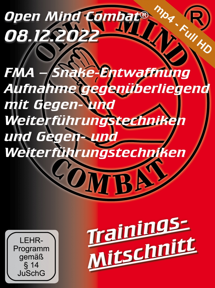 Bild 1 von Training: FMA - Snake-Entwaffnung Aufnahme gegenüberliegend - Gegen- und Weiterführungstechniken